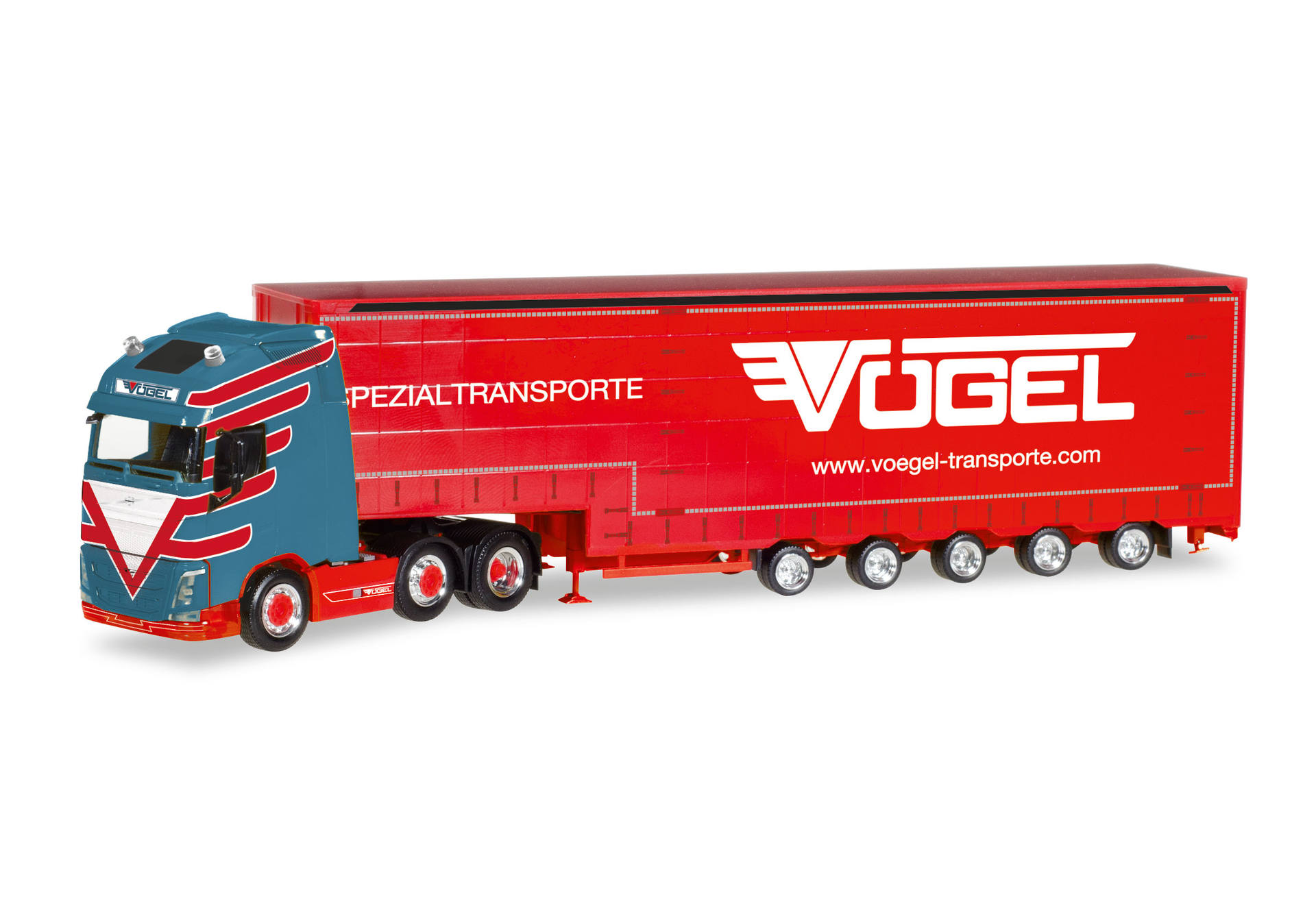 Volvo FH Gl. 6x2 volume semitrailer "Vögel" (A)