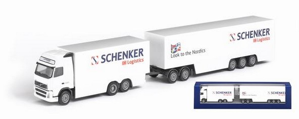 Volvo FH 12 (NEW) Integral case hanger train special box
