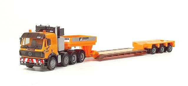 Mercedes-Benz SK 94 lowboy semitrailer "Fischer"