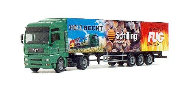 MAN TGA XXL Eurokoffer-Sattelzug "Holz Hecht"