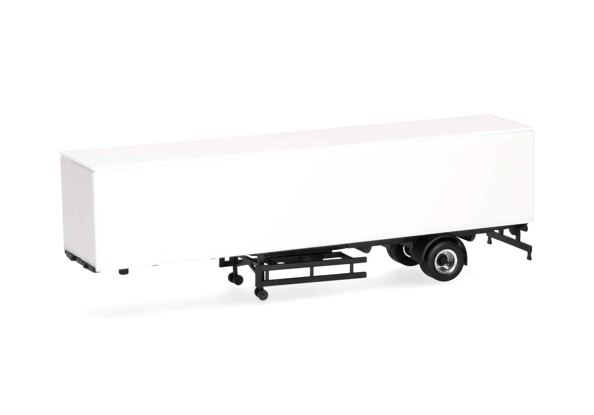 Box trailer 1axles, white