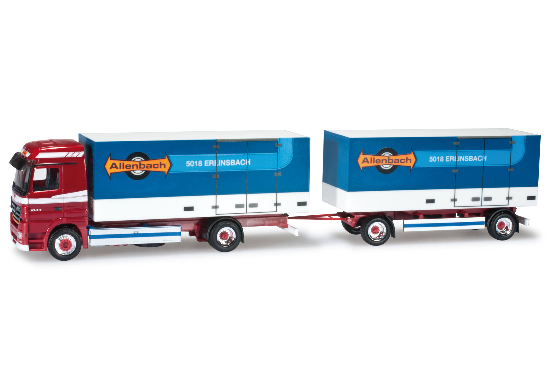 Mercedes-Benz Actros LH box trailer "Allenbach"