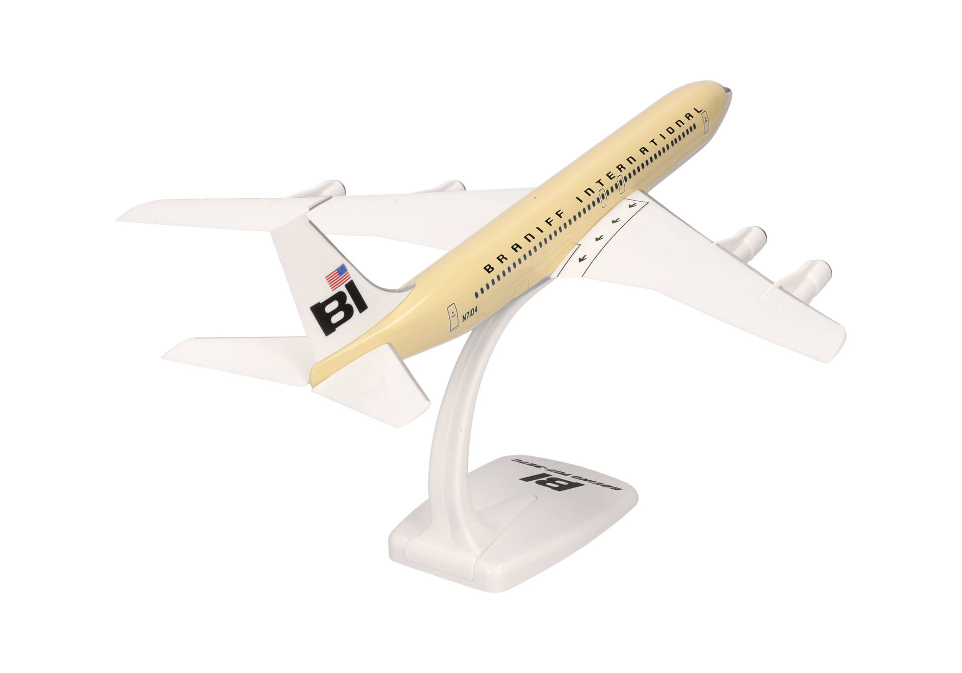 Braniff International Boeing 707-320 - Solid beige