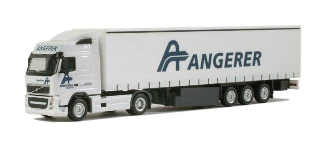 Volvo FH GL Gardinenplanen-Sattelzug "Angerer"