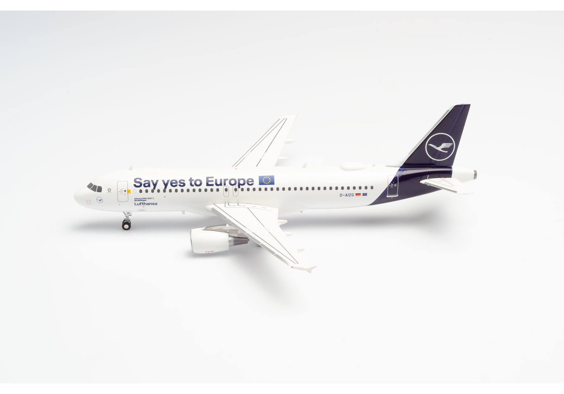 Lufthansa Airbus A320 "Say yes to Europe" "Sindelfingen"