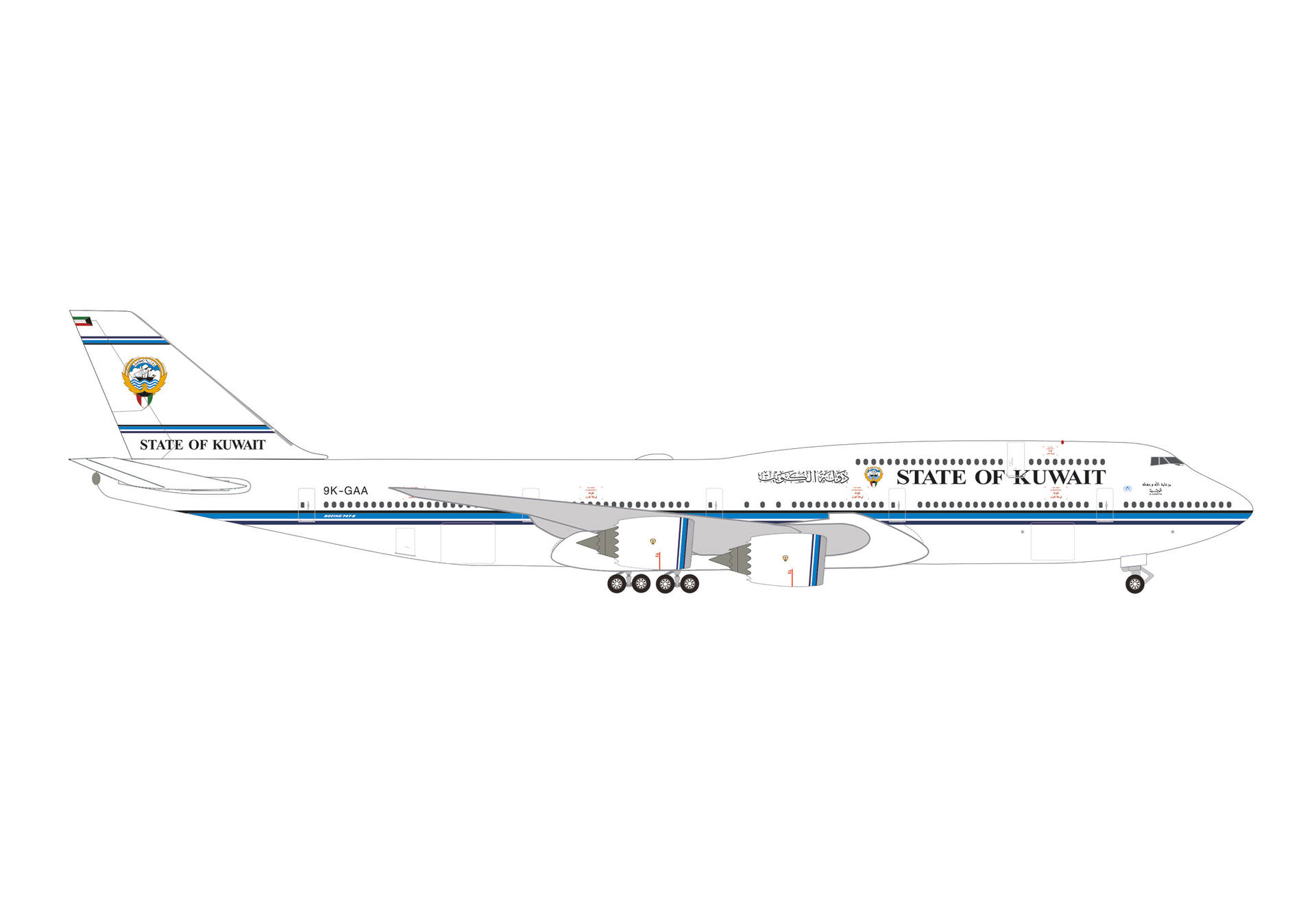 Kuwait Government Boeing 747-8 BBJ – 9K-GAA