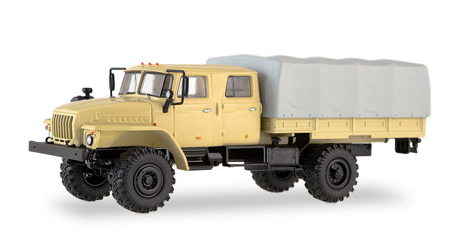 SSM: URAL-43206 double cabin pick up and canvas