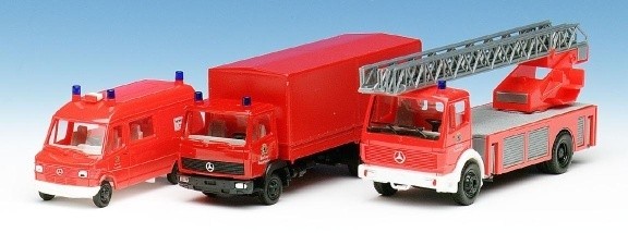 Mercedes-Benz T2 panel van 814 platform tarpaulin DLK 23-12 Fire Brigade Olympiad Berlin '93