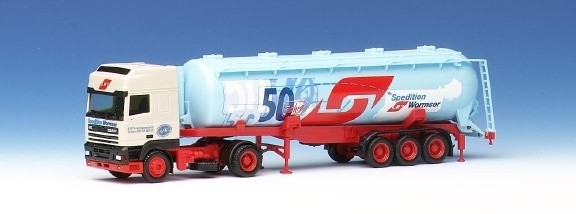 DAF 95 500 SSC Silosattel train 2A/3A chassis red long -distance traffic m. High roof