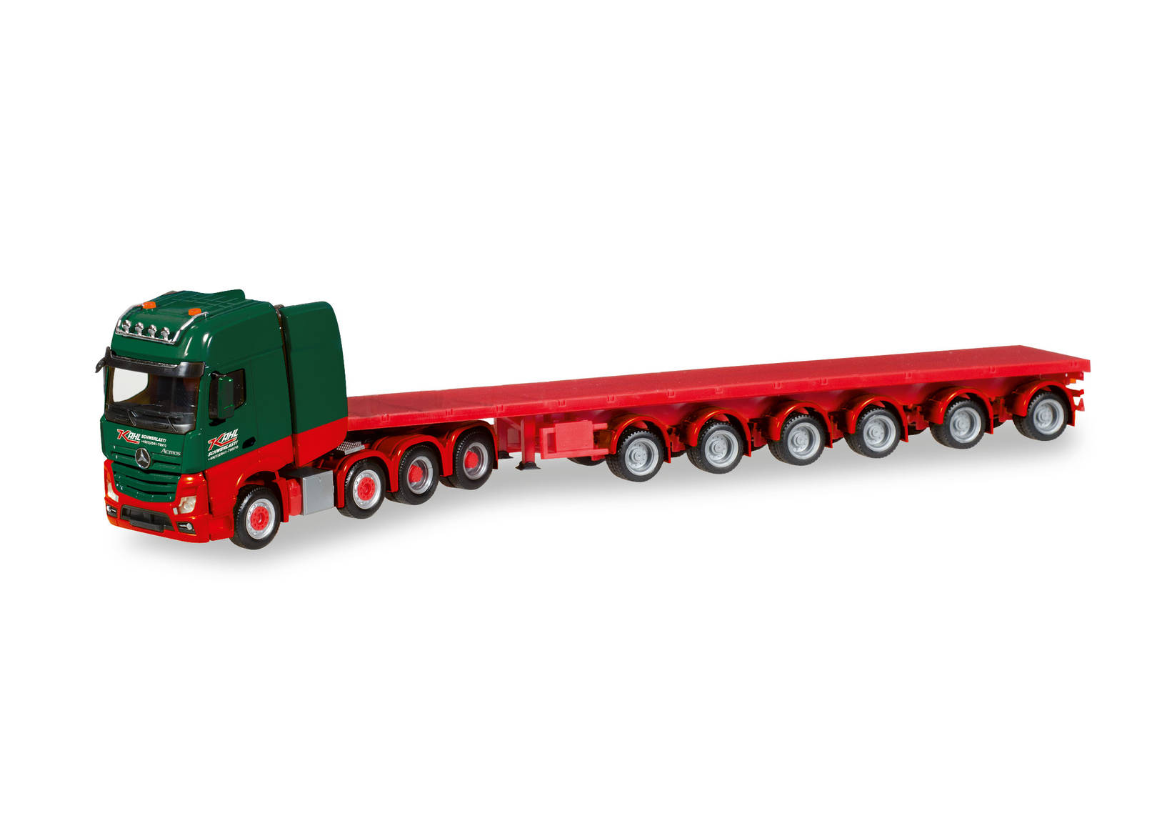 Mercedes-Benz Actros SLT low boy semitrailer "Kahl Schwerlast"
