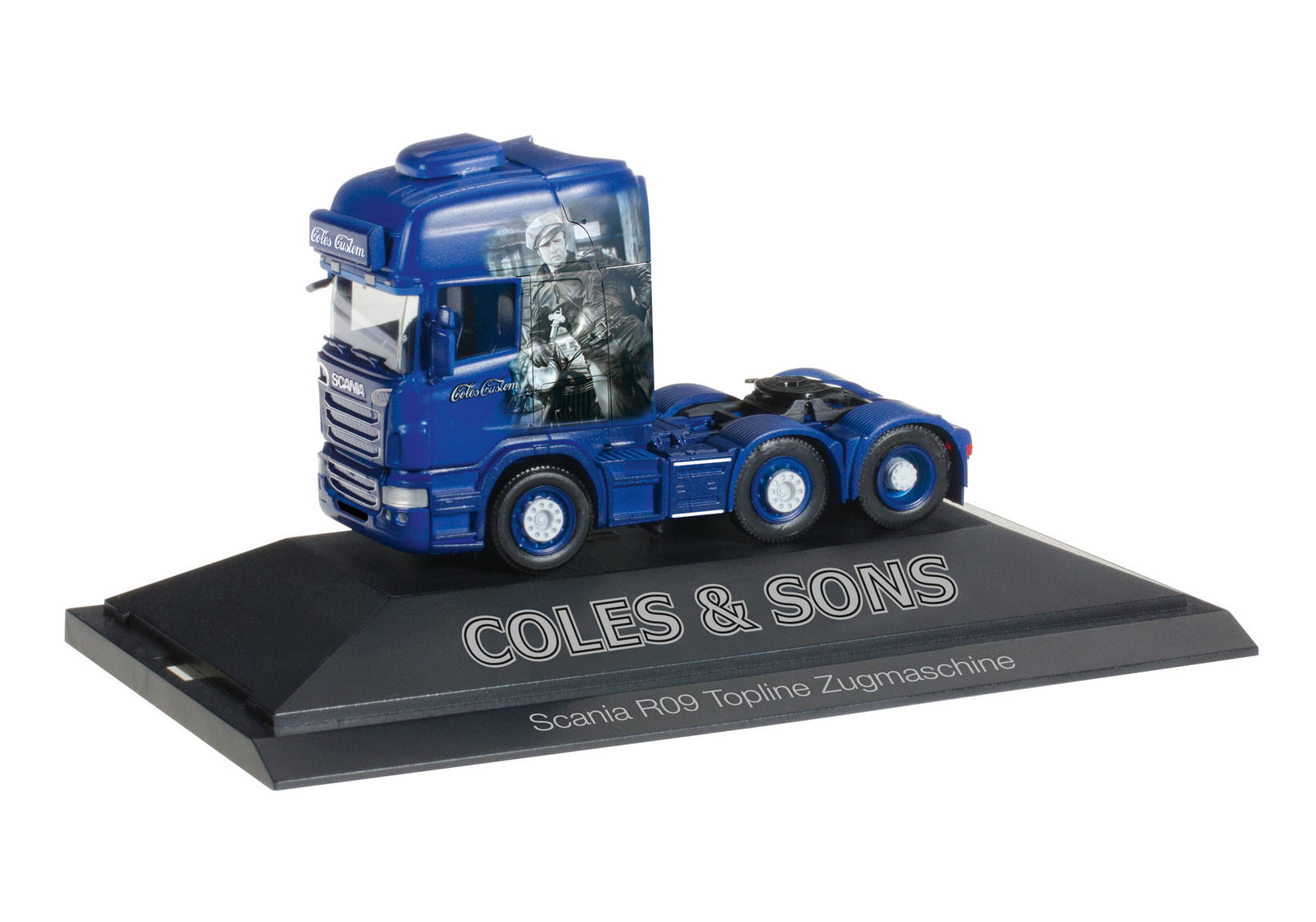 Scania R TL 6x2 rigid tractor "Coles & Sons customs" (GB)