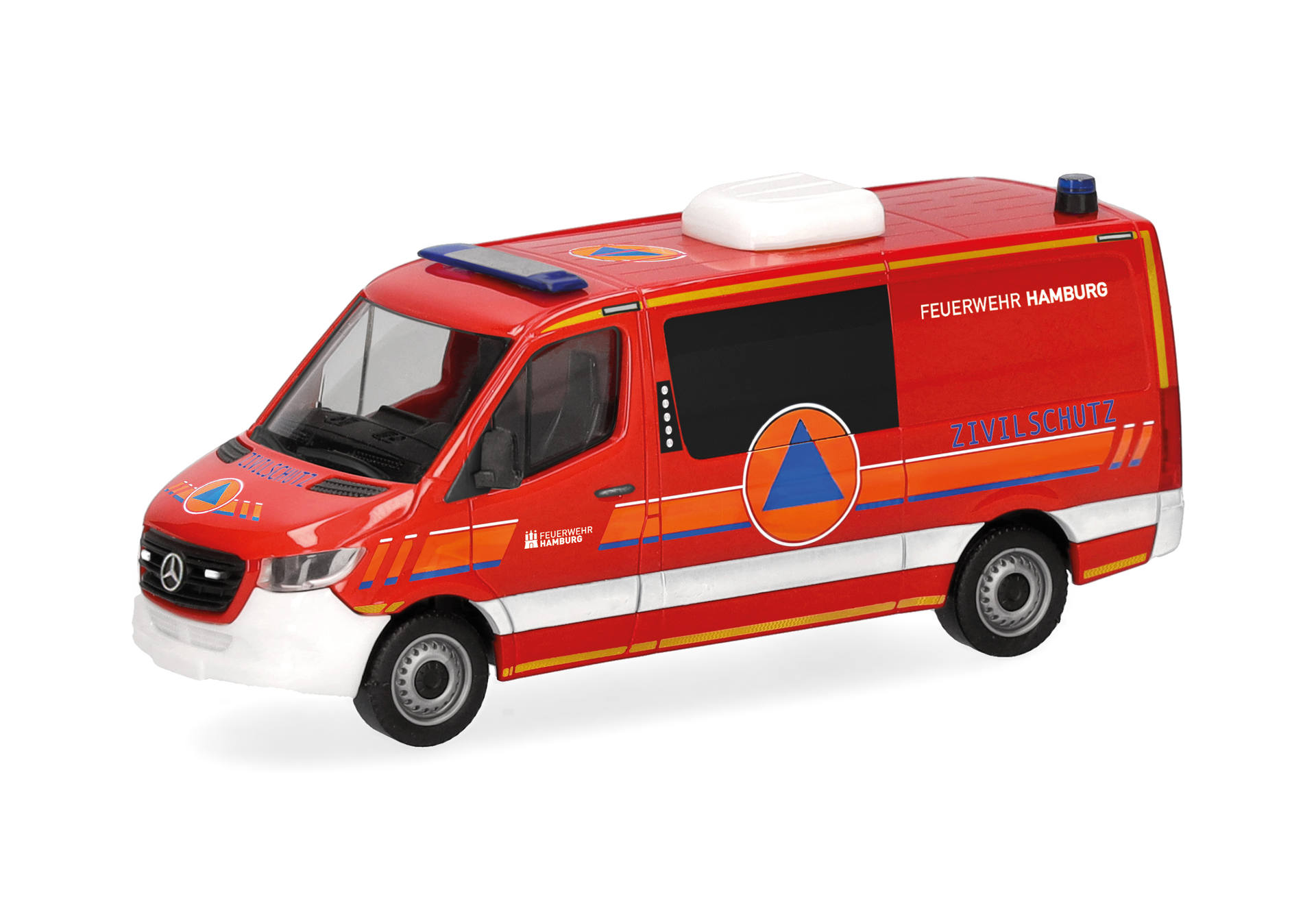Mercedes-Benz Sprinter '18 half bus flatroof "Hamburg Fire Department/CBRN-ErKW"