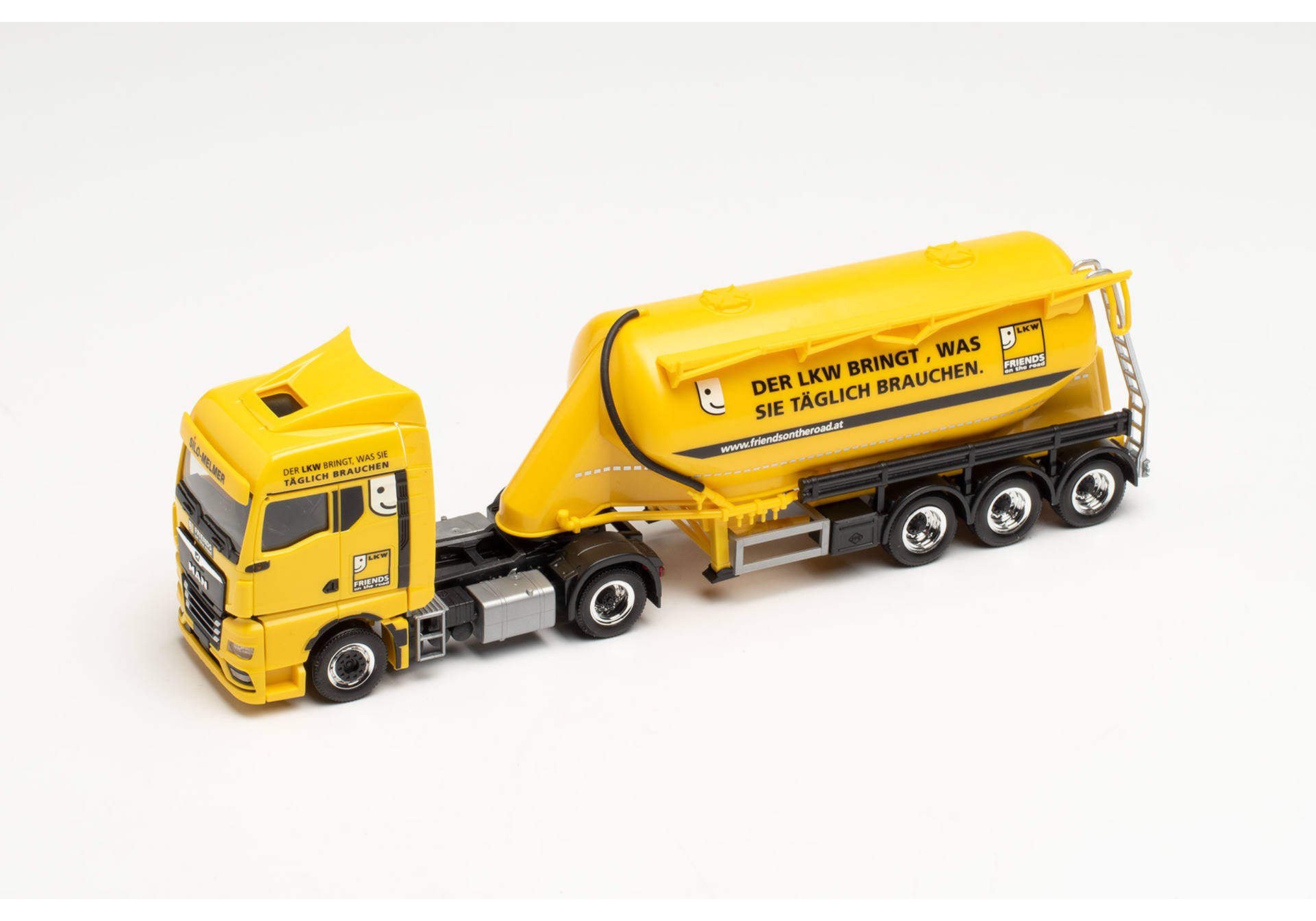 MAN TGX GM bulk silo semitrailer „Silo Melmer / Friends on the Road“