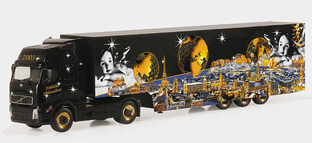 DAF CF box semitrailer "Weihnachten 2003"
