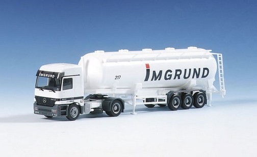 Mercedes-Benz Actros L Silo saddle train 2A/3A