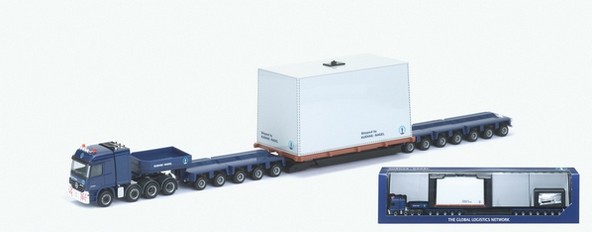 Mercedes-Benz Actros/Titan '04 deep charging saddle train special box