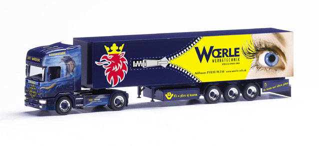 Scania TL refrigerated box semitrailer "Last Warrior"