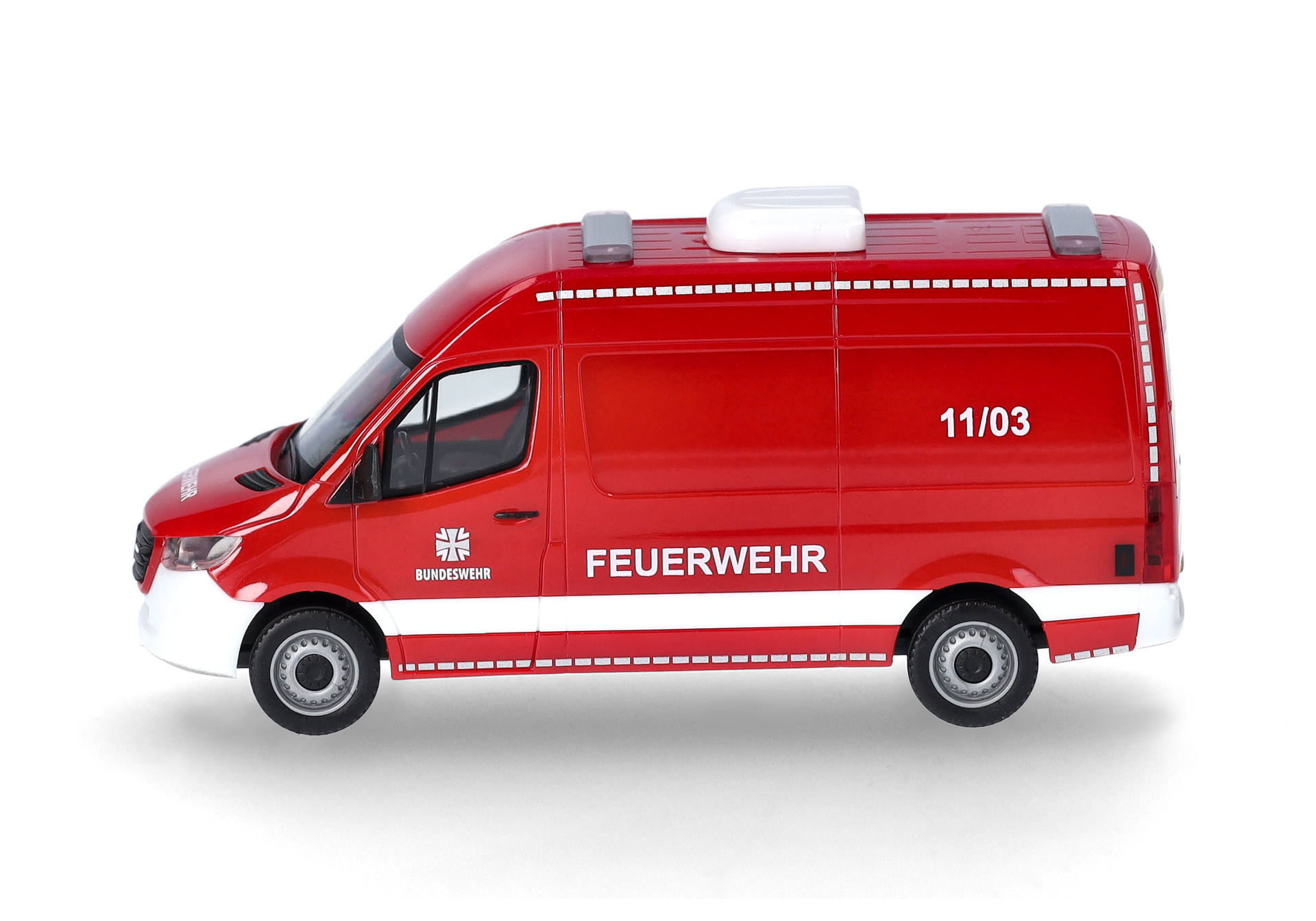 Mercedes-Benz Sprinter 18 transporter high-roof "German Forces / Fire brigade" (11/03)