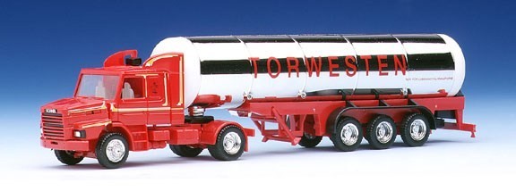 Scania Hauber 142 H Chrom tank saddle train 2a/3a