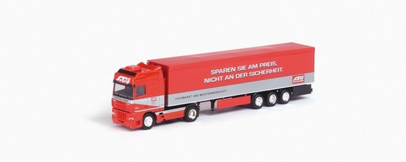 DAF XF push floor saddle train standard packaging