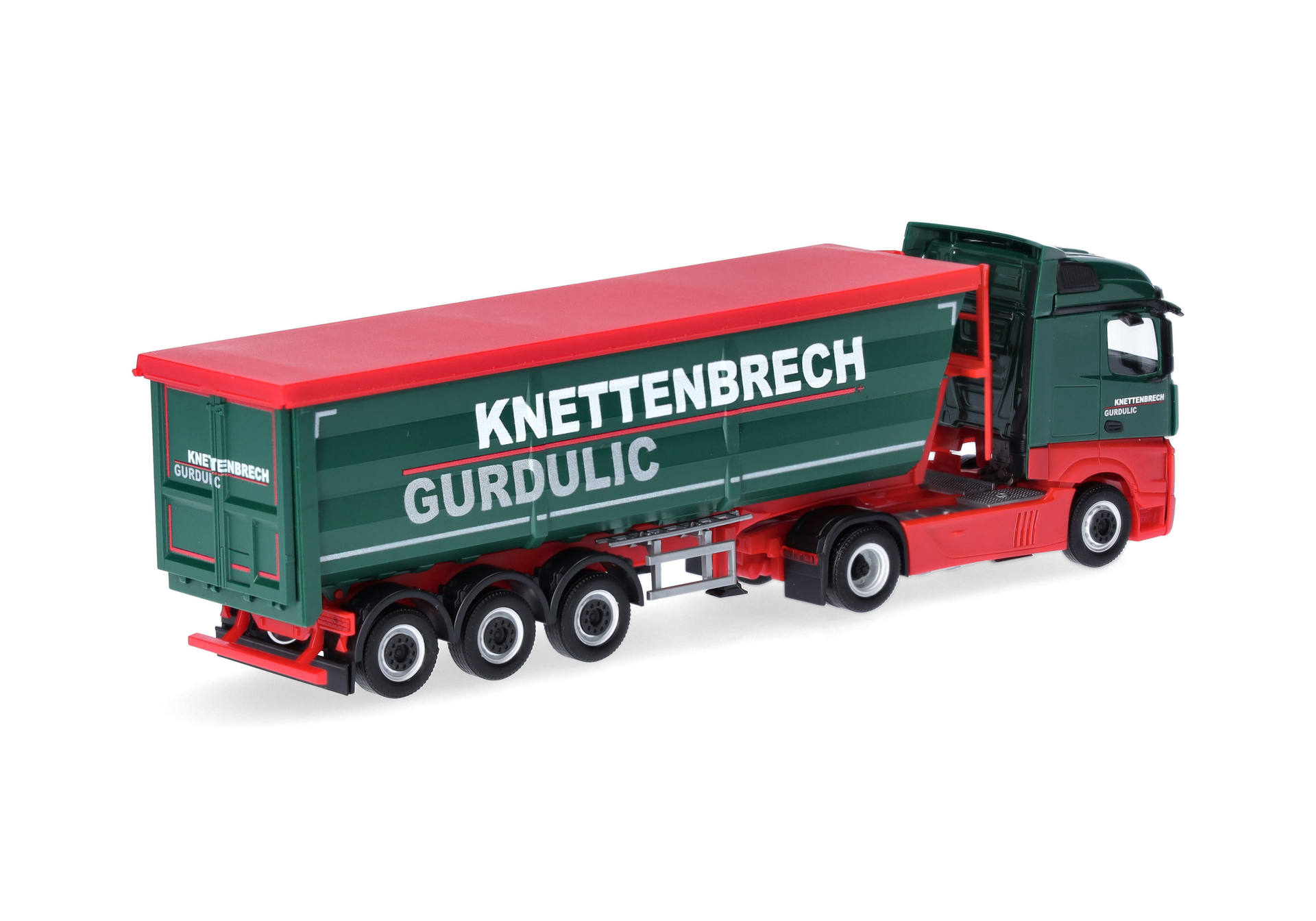 Mercedes-Benz Actros Streamspace Stahlmulden-Sattelzug "Knettenbrech & Gurdulic" (Hessen/Wiesbaden)