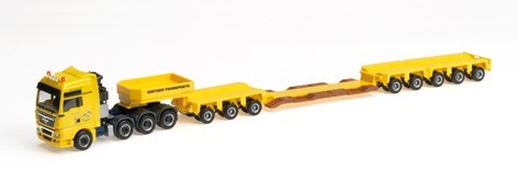 Man TGX XXL V8 heavy transport saddle train
