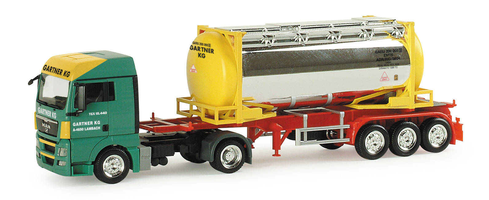 MAN TGX XLX Tankcontainer-Sattelzug "Gartner KG" (A)