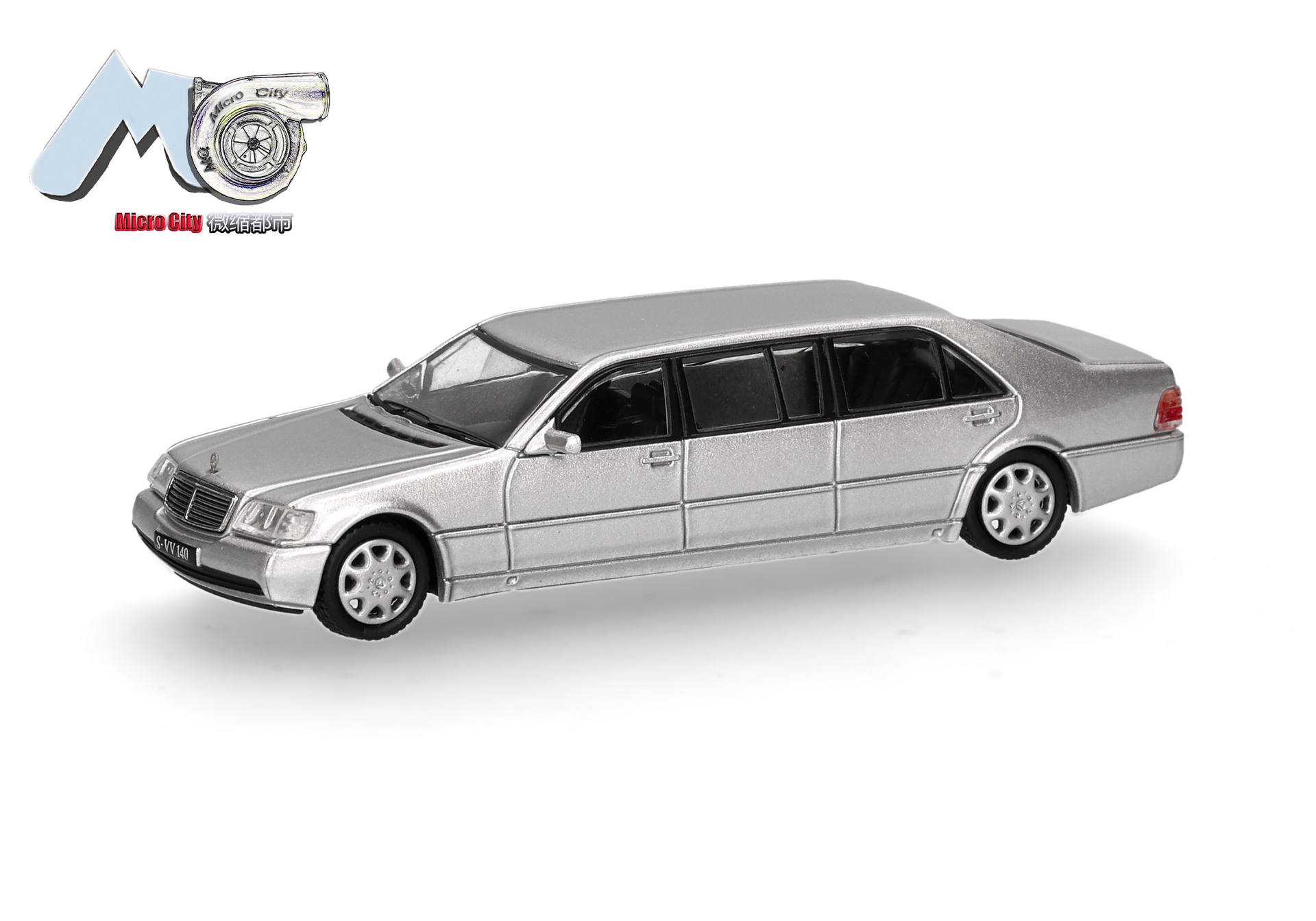 MicroCity: Mercedes-Benz S600 Pullman, silver