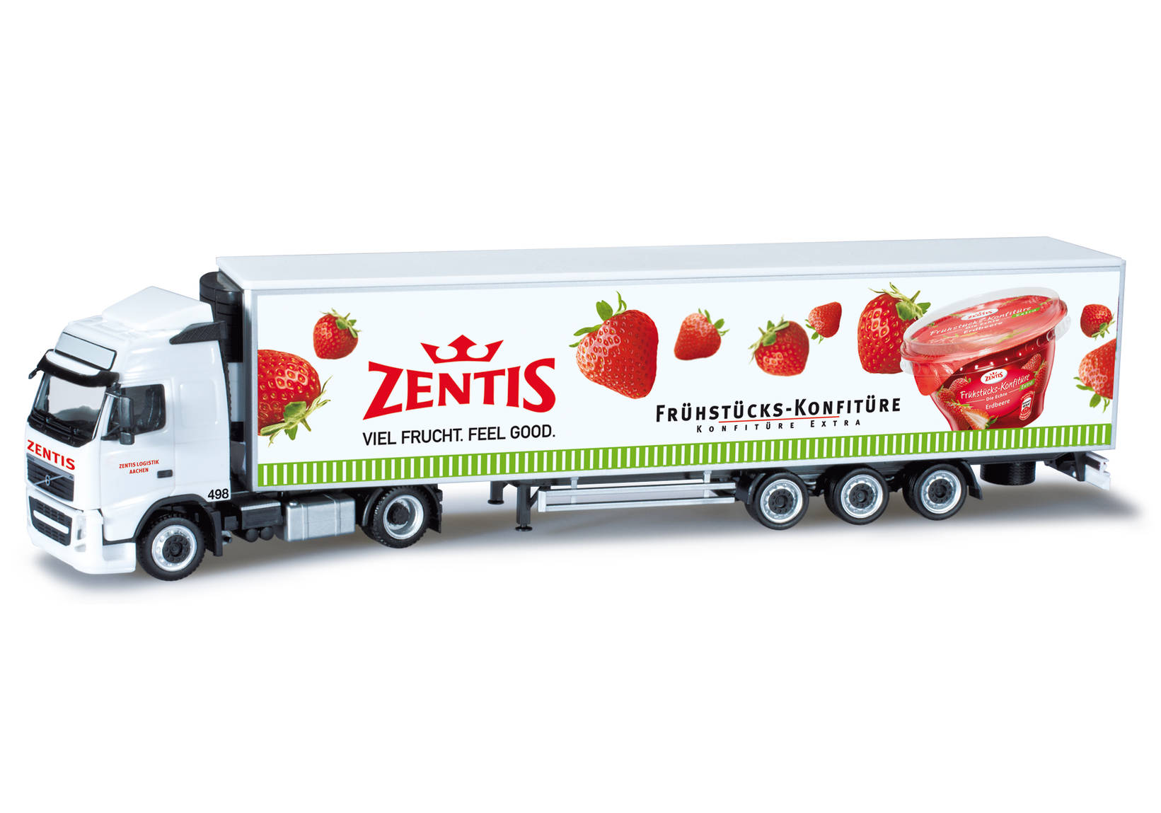 Volvo FH GL Jumbo refrigerated semitrailer "Zentis"