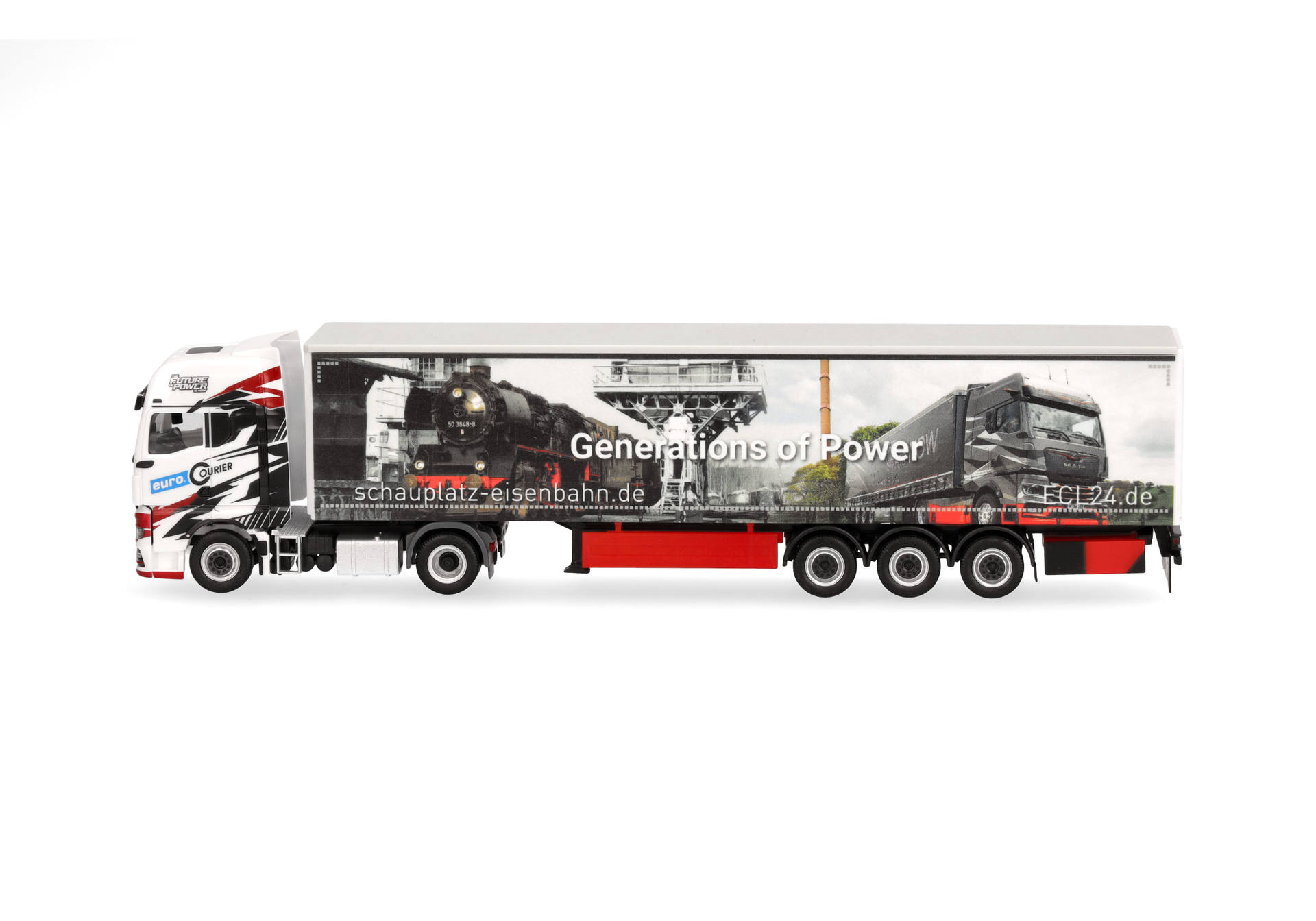 MAN TGX GX Gardinenplanen-Sattelzug "Schauplatz Eisenbahn/ECL24"