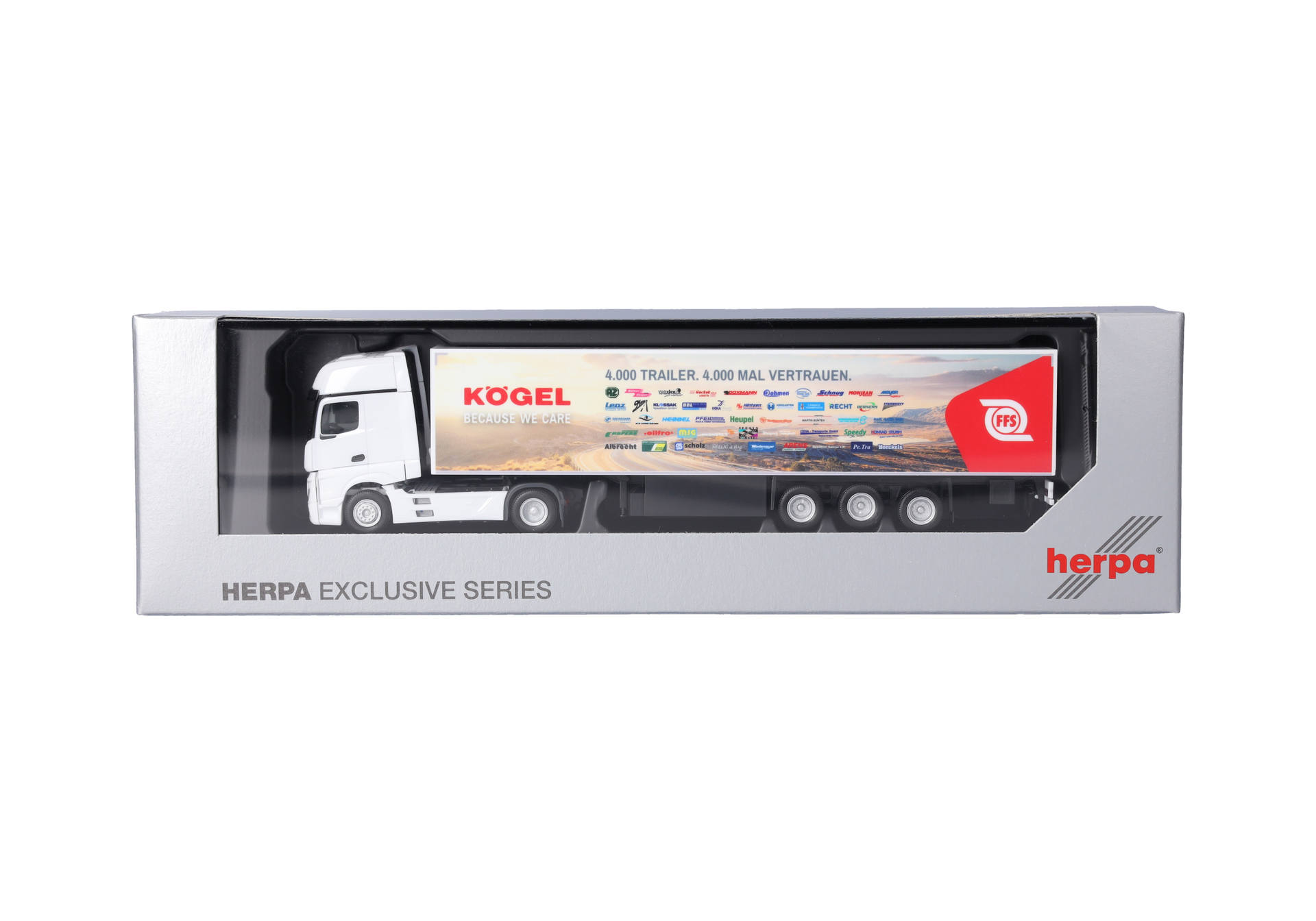 Mercedes-Benz Actros '18 Gigaspace box semitrailer truck "Kögel" (Express)