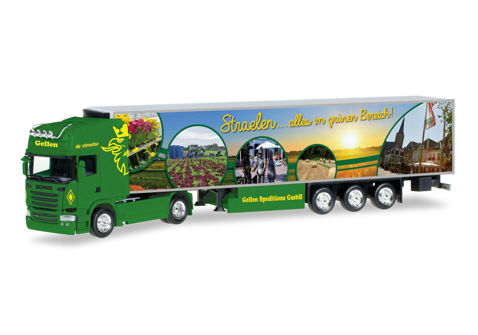 Scania R TL refrigerated semitrailer "Gellen"