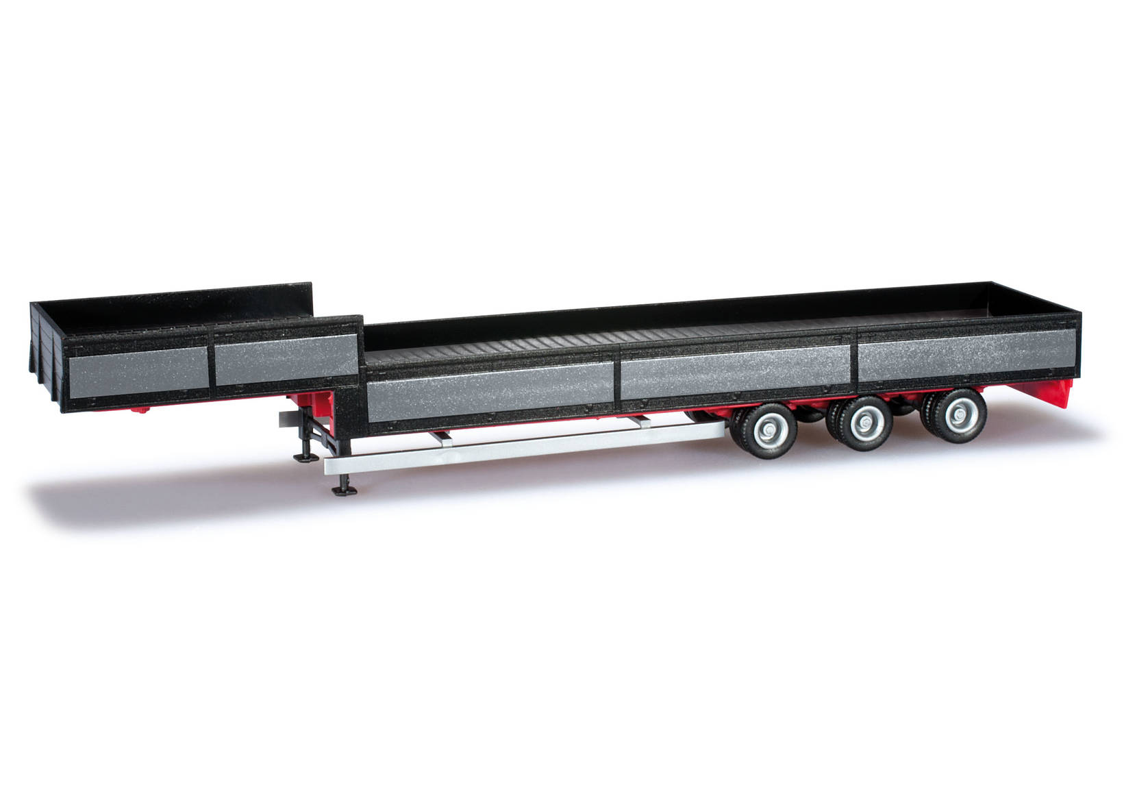 Jumbo platform semitrailer, 11,50 m, black