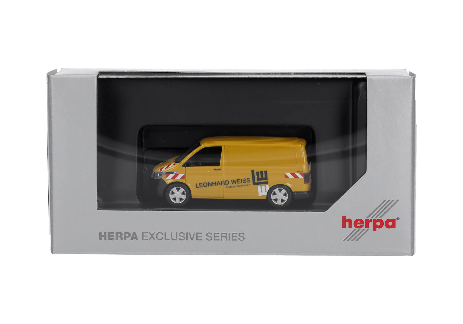 van, model car, diecast, yellow, vehicle, van, model car, yellow, logo decal, box packaging