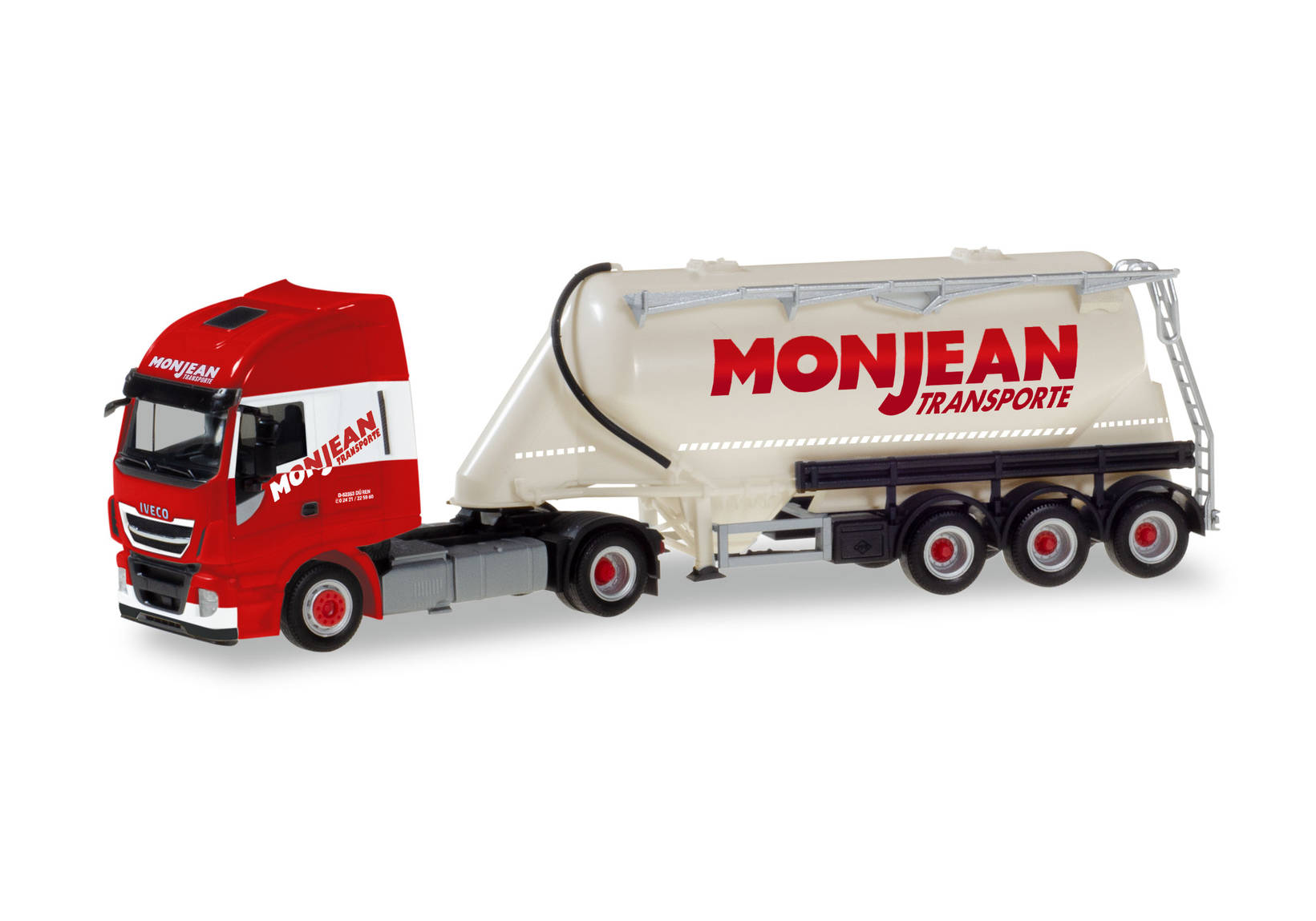Iveco Stralis XP bulk silo semitrailer "Monjean"