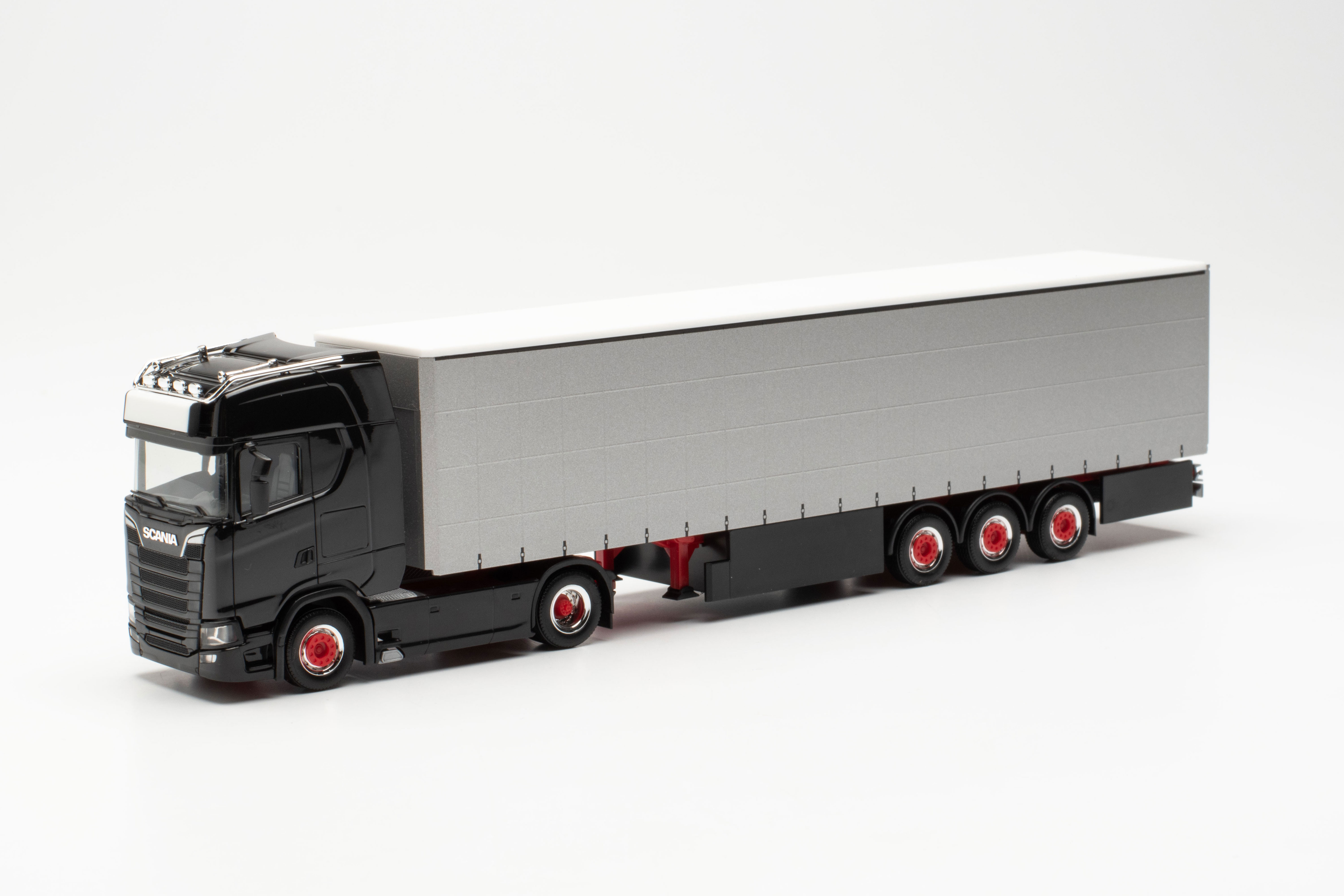 Scania CS 20 HD curtain canvas semitrailer