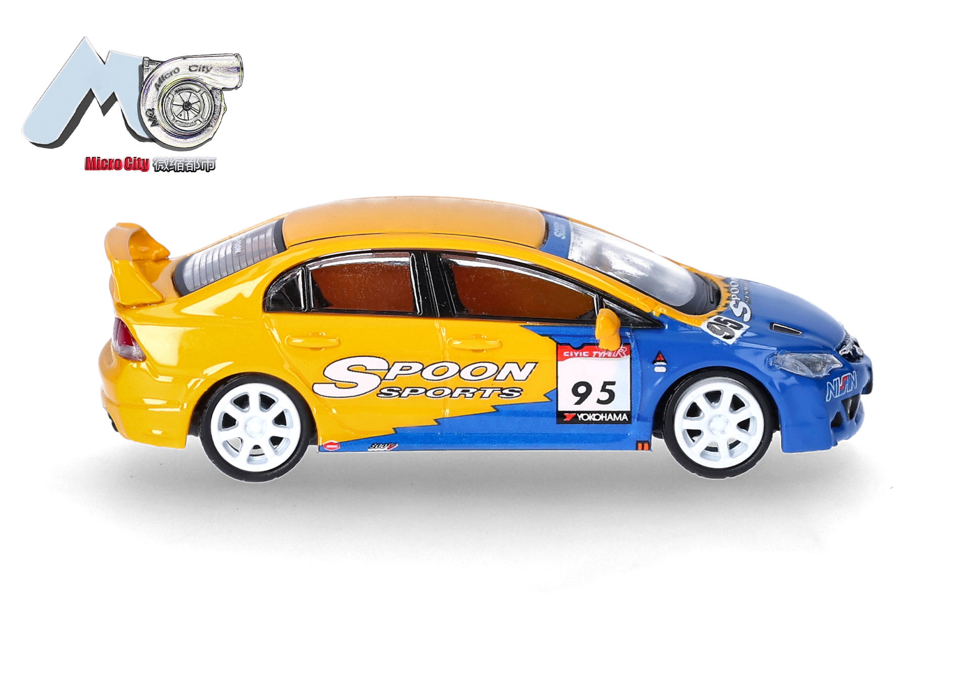 toy car, die-cast, racing car, yellow blue, model car