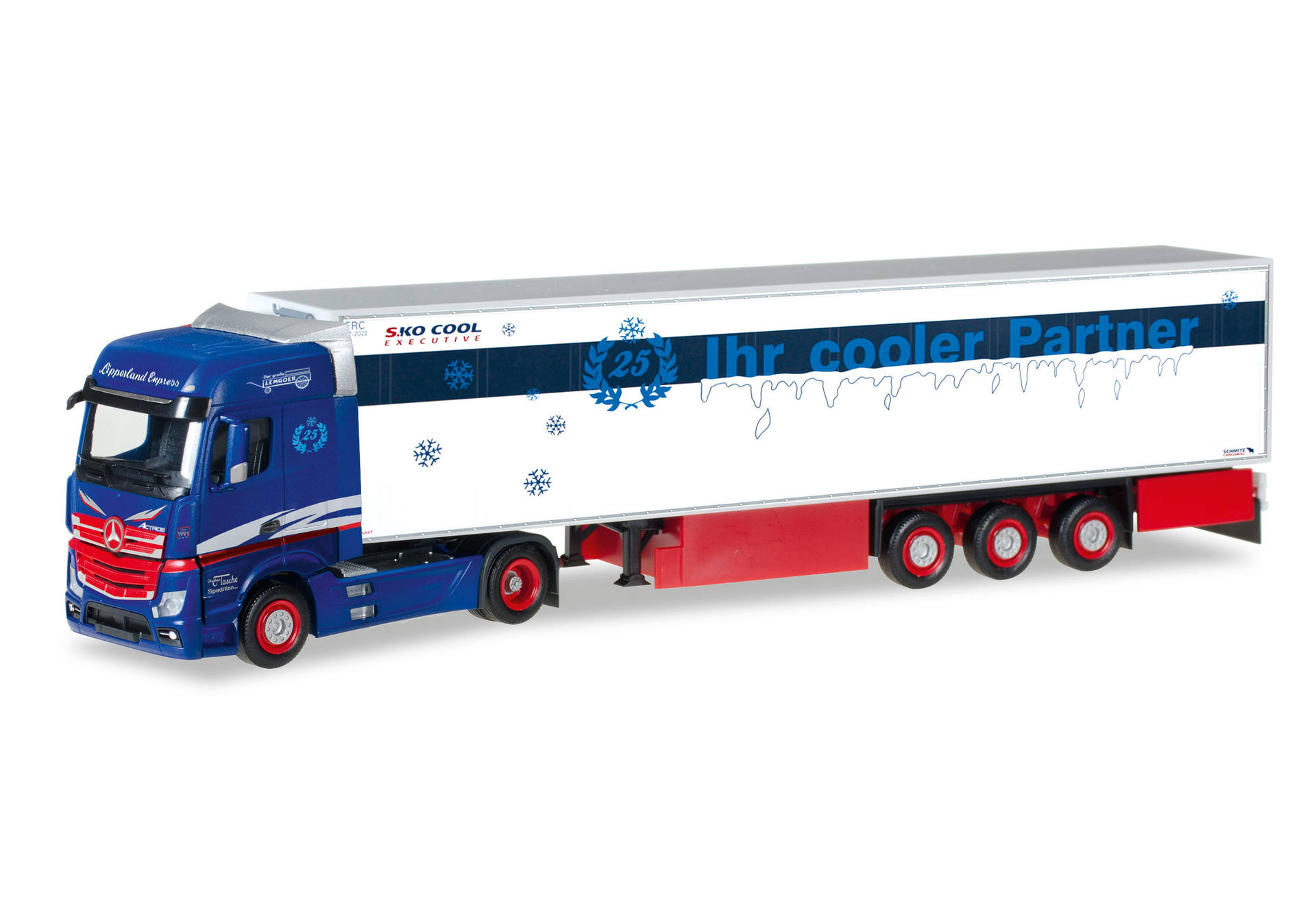 Mercedes-Benz Actros Bigspace refrigerated box trailer "Spedition Tasche"