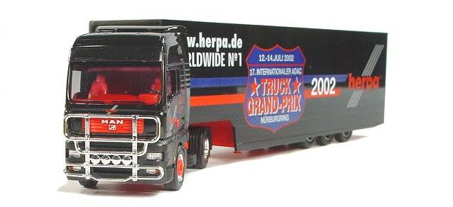 MAN TGA XXL Box semitrailer "Truck Grand-Prix 2002"