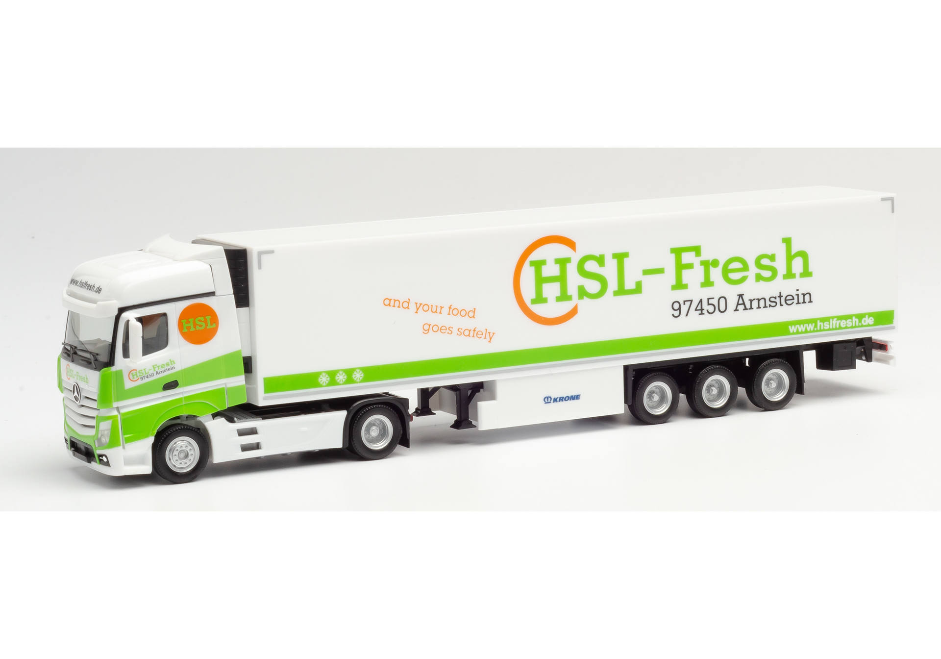Mercedes-Benz Actros Bigspace Kühlkoffer-Sattelzug "HSL Fresh"