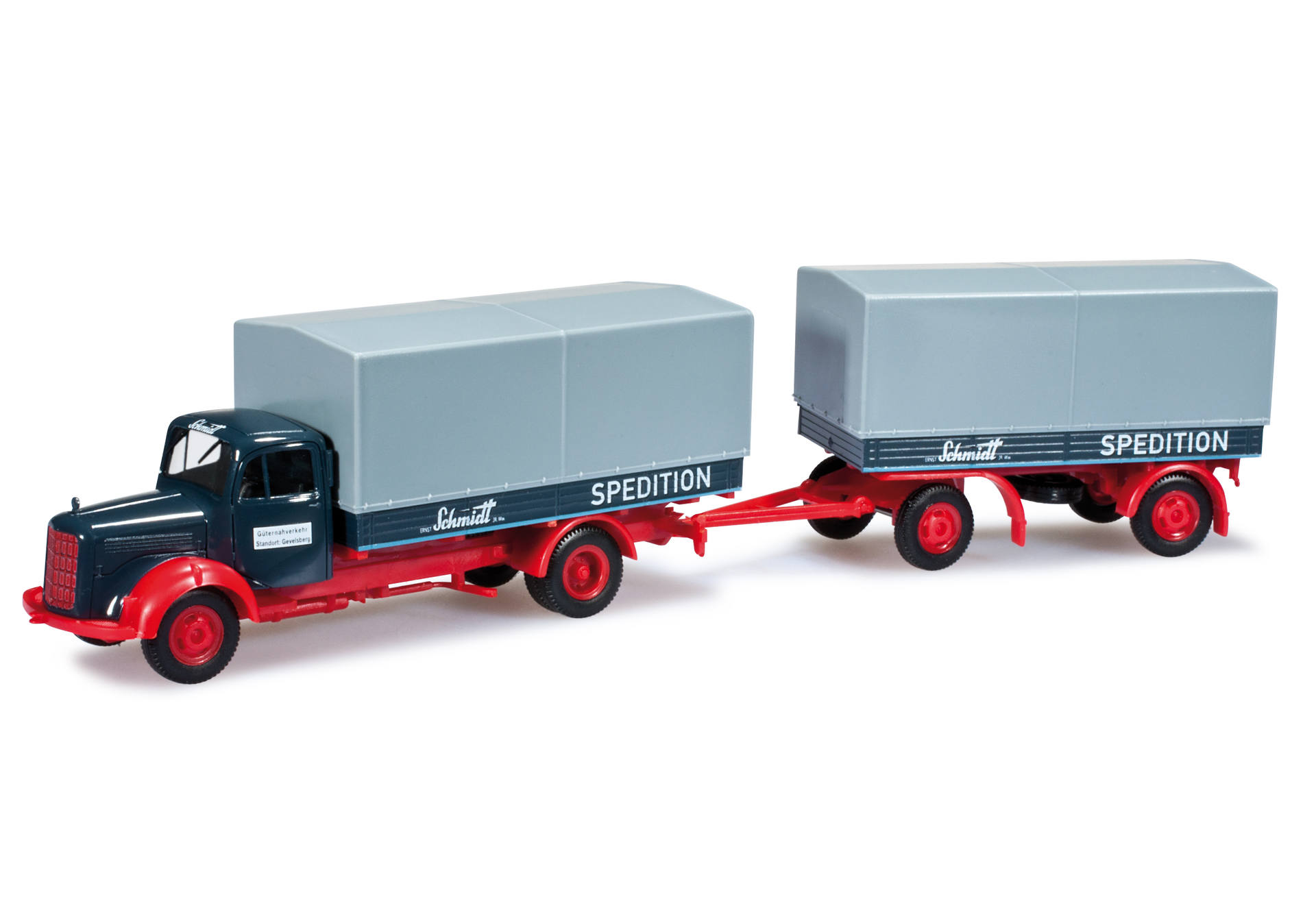 Mercedes-Benz 311 canvas cover trailer "Schmidt Gevelsberg"