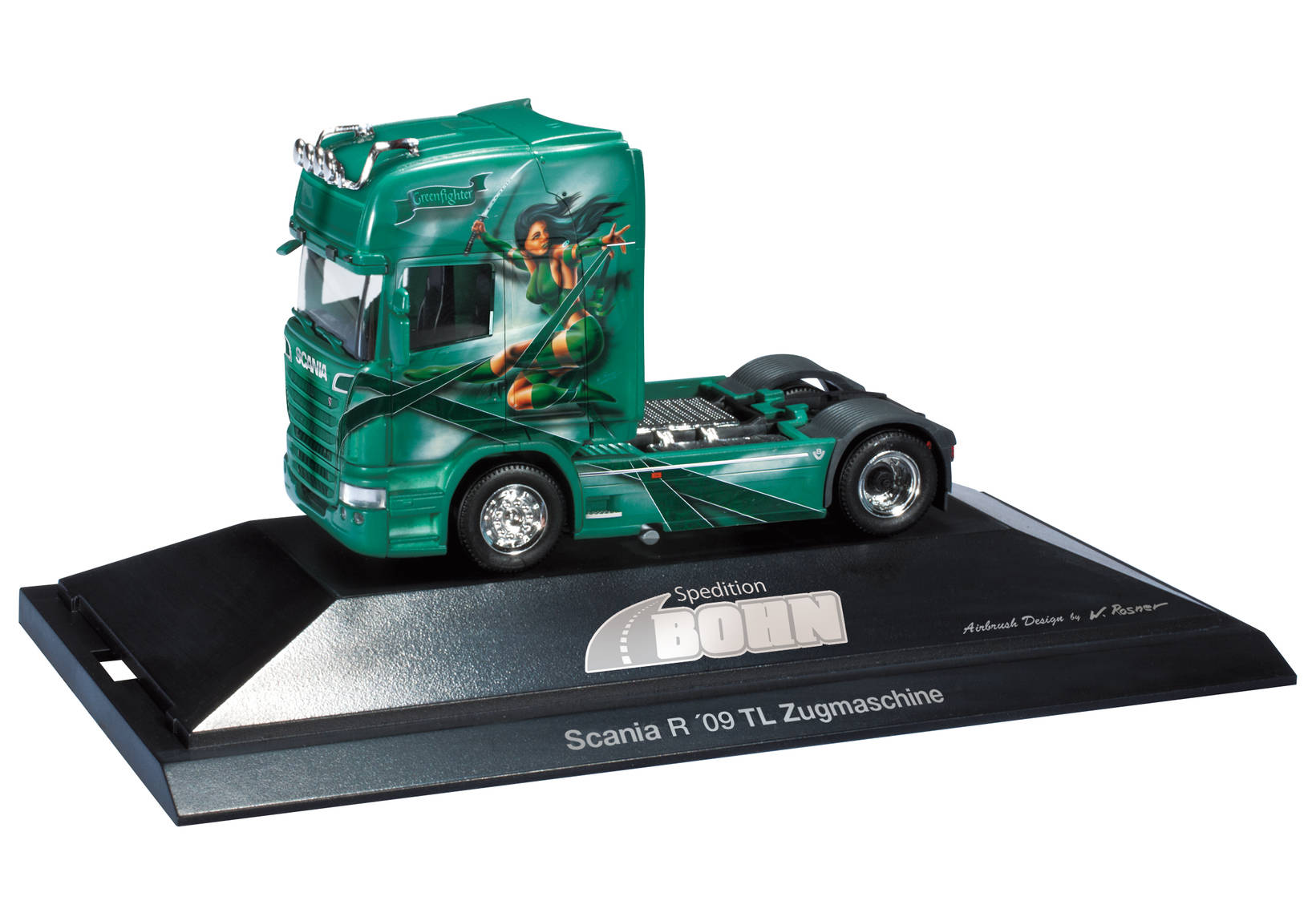 Scania R ´09 TL rigid tractor "Bohn / Green Fighter"