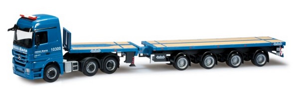 Mercedes-Benz Actros LH '08 Teletrailer saddle train 3A/4A