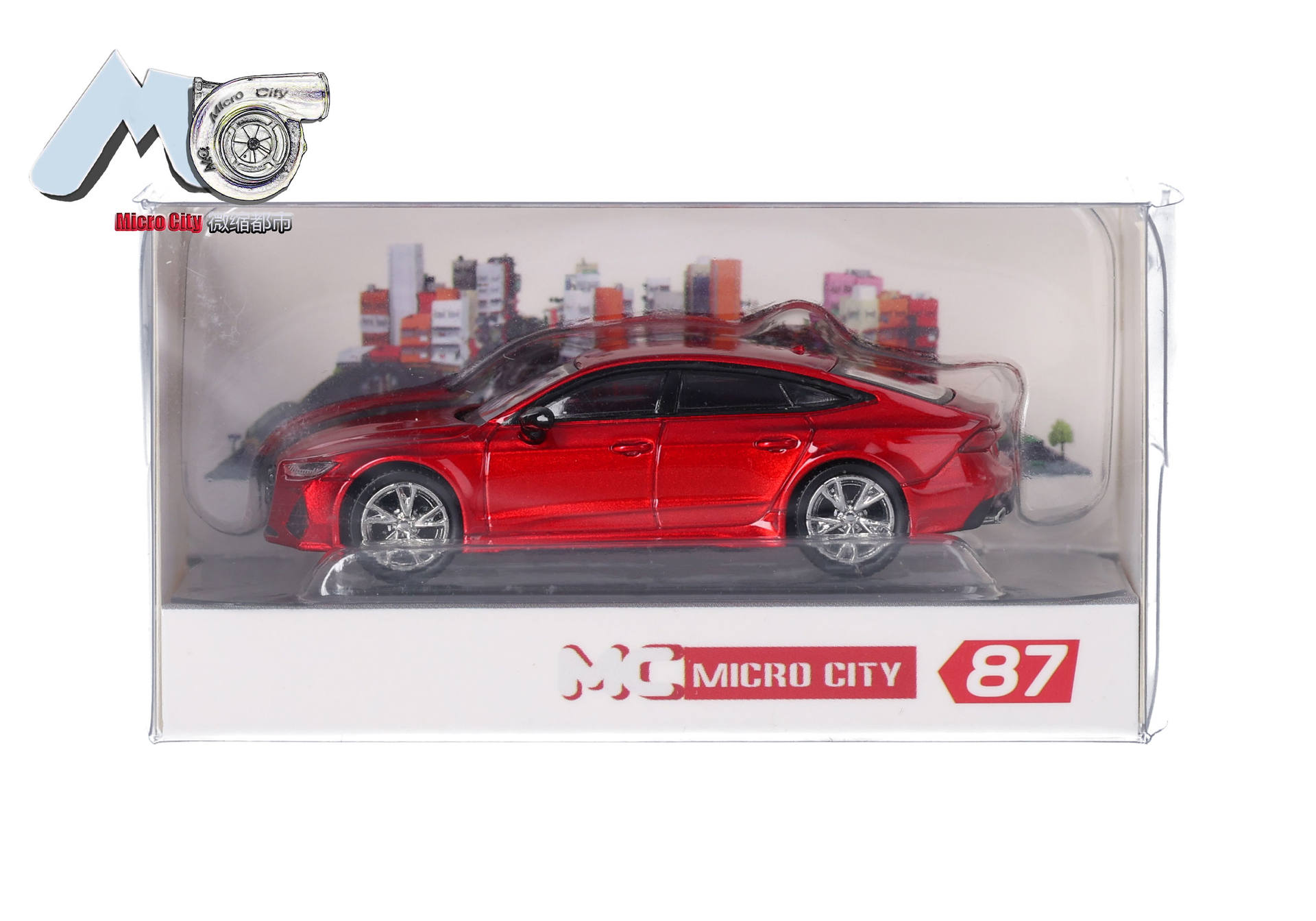 MicroCity: Audi RS7, red