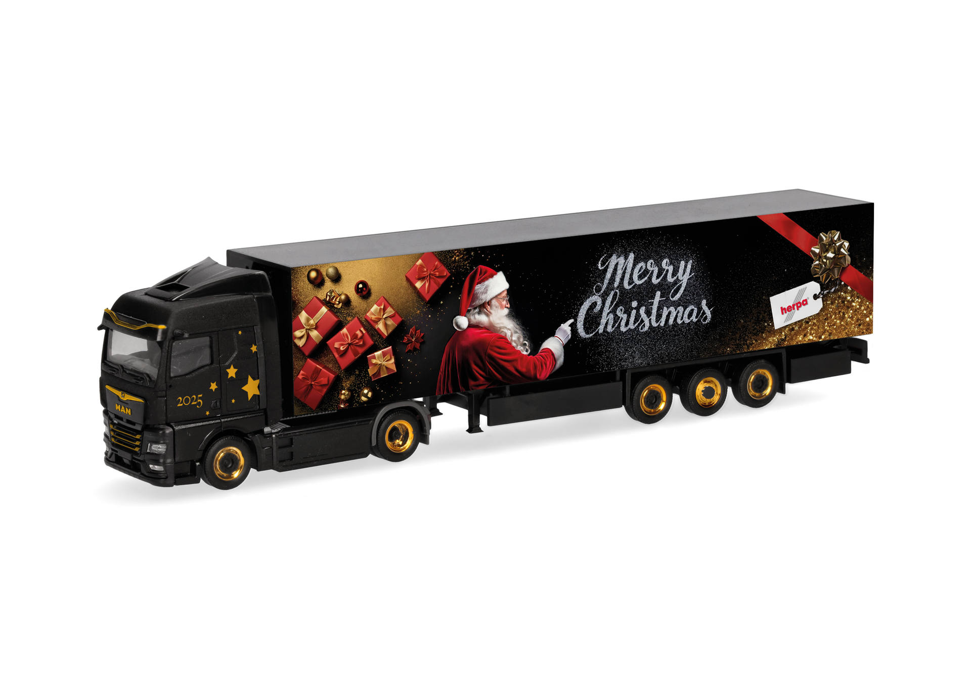 MAN eTGX GM Koffer-Sattelzug "Herpa Weihnachtsmodell 2025"
