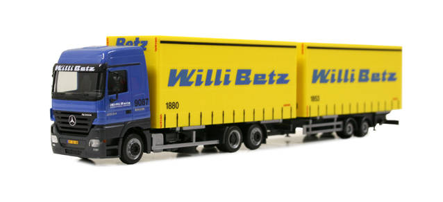 Mercedes-Benz Actros LH jumbo curtain tarp trailer "Betz"
