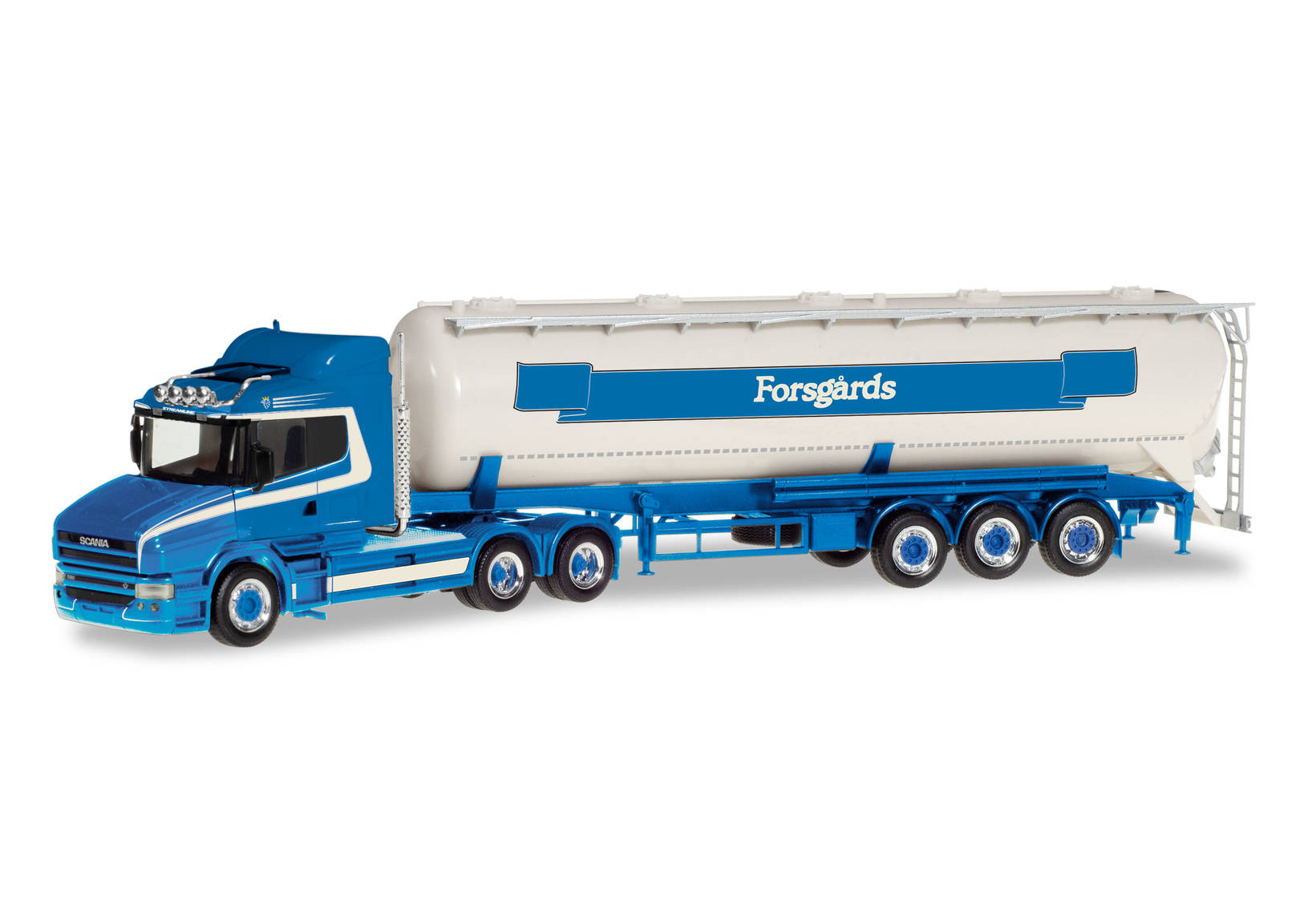 Scania Hauber silo semitrailer "Forsgard" (S)