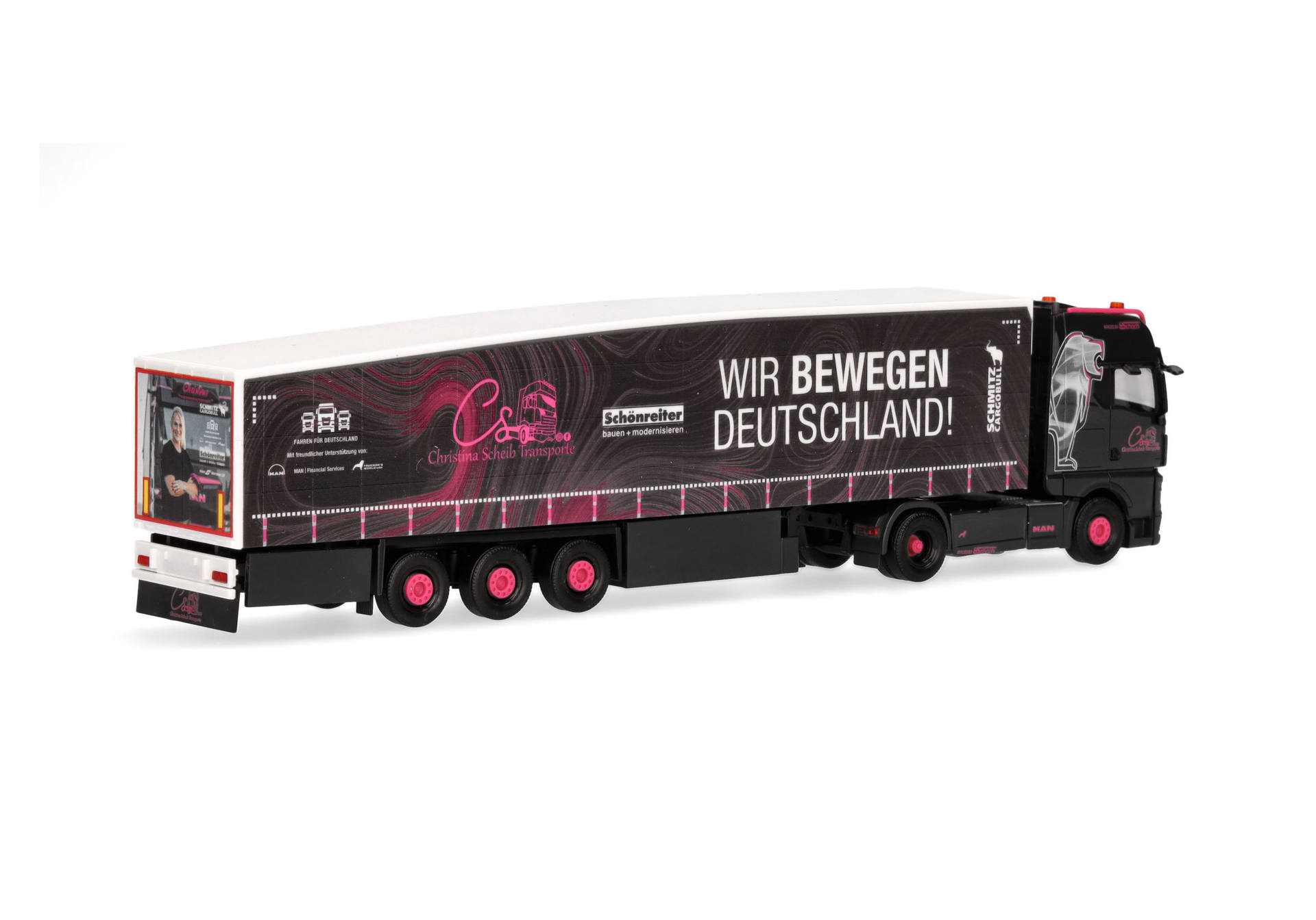 MAN TGX GX Ecoflex-Sattelzug "Christina Scheib/Wir bewegen Deutschland"