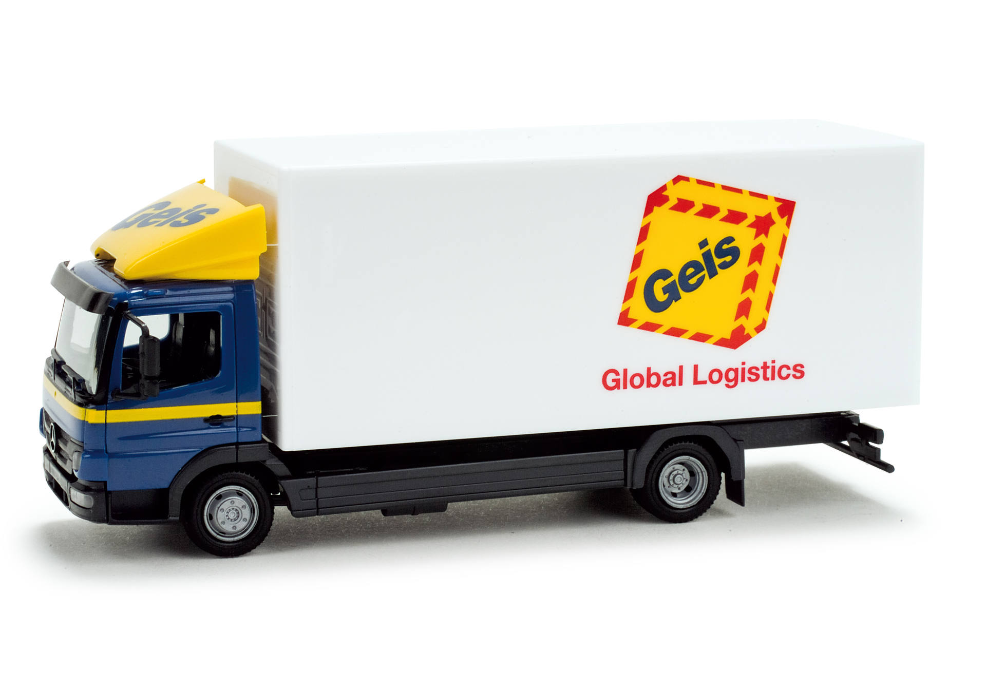 Mercedes-Benz Atego box trailer "Geis"