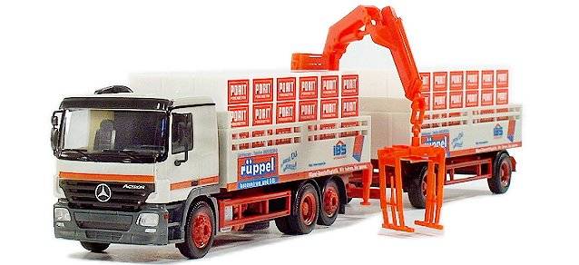 Mercedes-Benz Actros L '02 pick-up trailer "Rueppel"